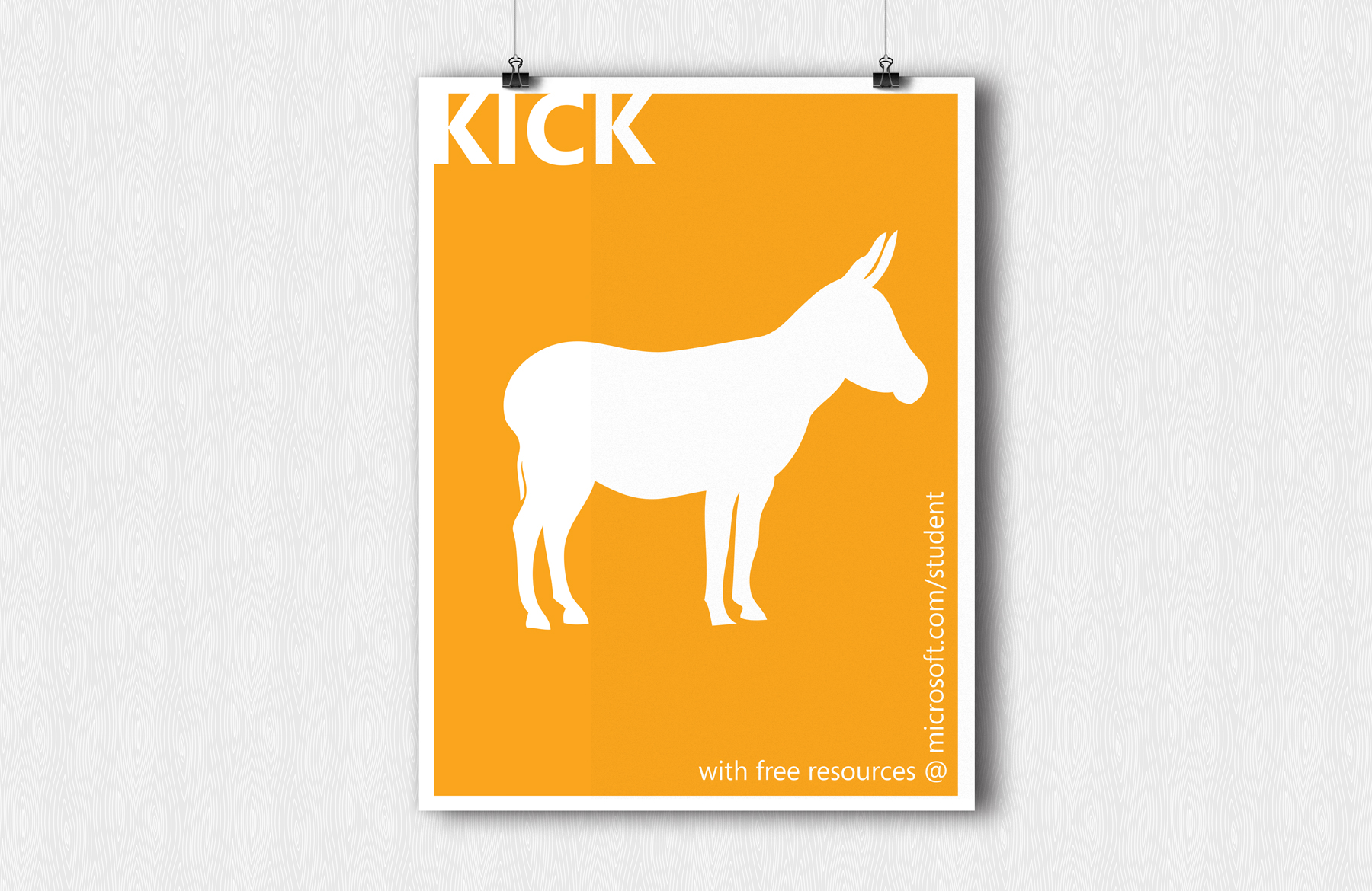 microsoft kickass poster
