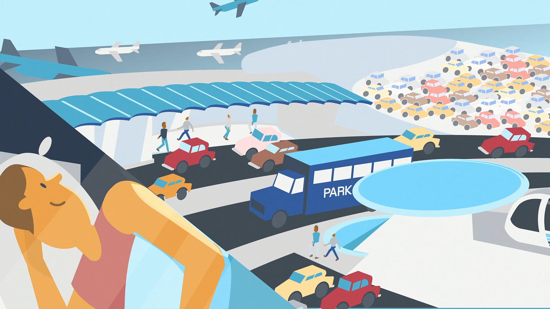 Animated short: a traveler sleeps in